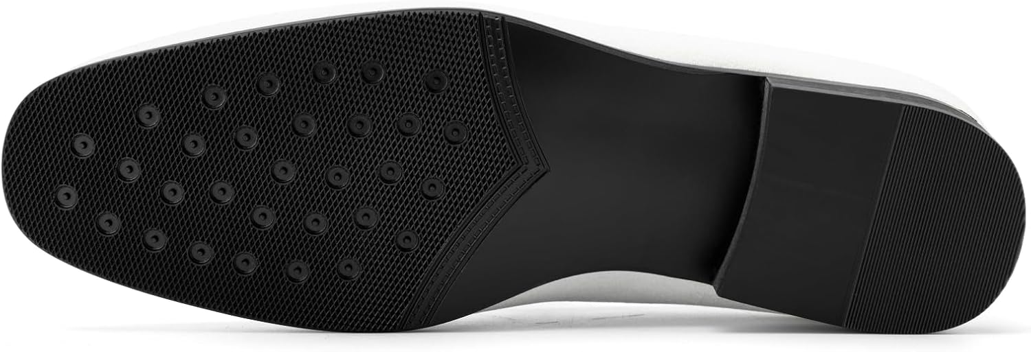 JITAI Men Loafers Slip-On Shoes for Men Fashion Dress Shoes Tuxedo Shoes - Image 3