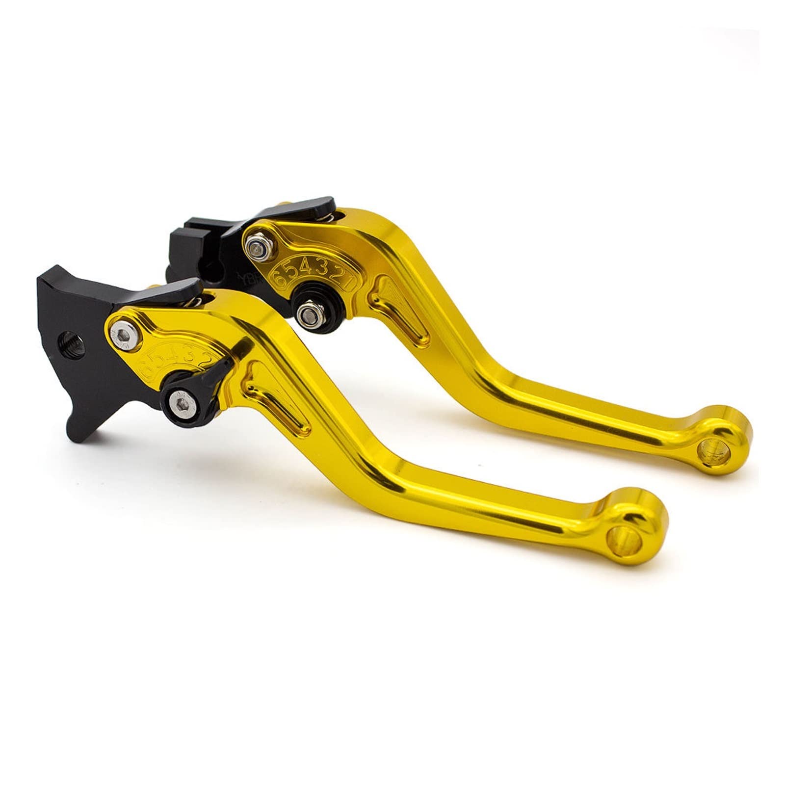 Moto Leviers d'embrayage De Frein pour CBF 125 Stunner 2009 2010 2011 2012 2013 2014 CNC Aluminium Réglable Moto Frein Embrayage Levier Poignées (Couleur : Short10)