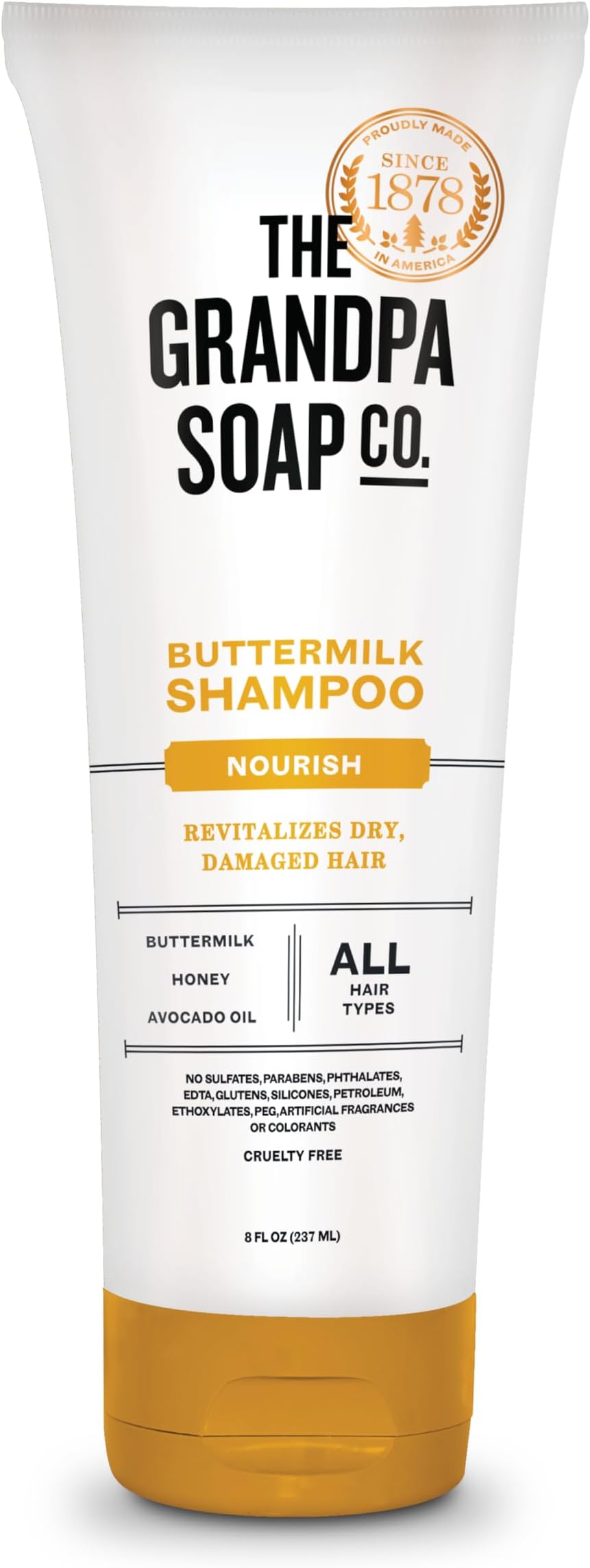 The Grandpa Soap Company Shampoo Buttermilk, 8 oz