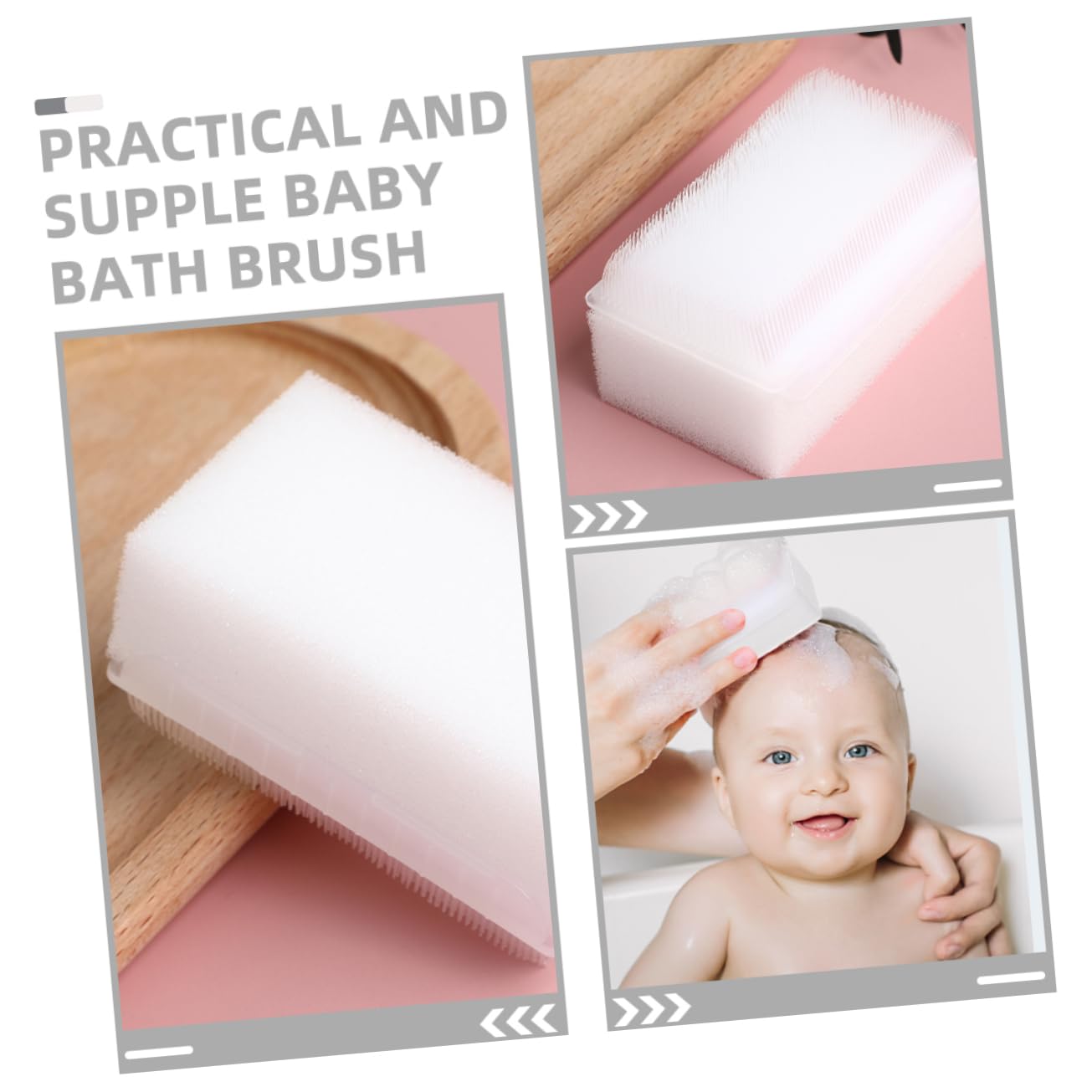 Artibetter 12piezas Cepillos Sensitivos Para Bebés De Herramienta De Entrenamiento De Integración Sensorial Esponjas De Baño Reutilizables Cepillos Para Baño y Cuidado Infantil