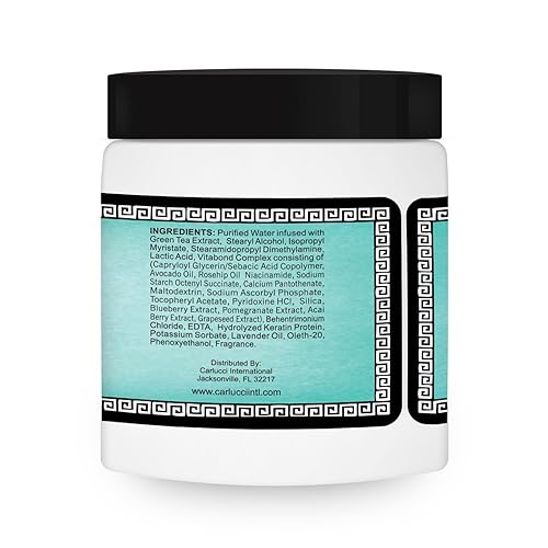 Miniatura 2 de Carlucci Tratamiento intenso de mascarilla capilar para suavizar el cabello seco y dañado, 8 onzas
