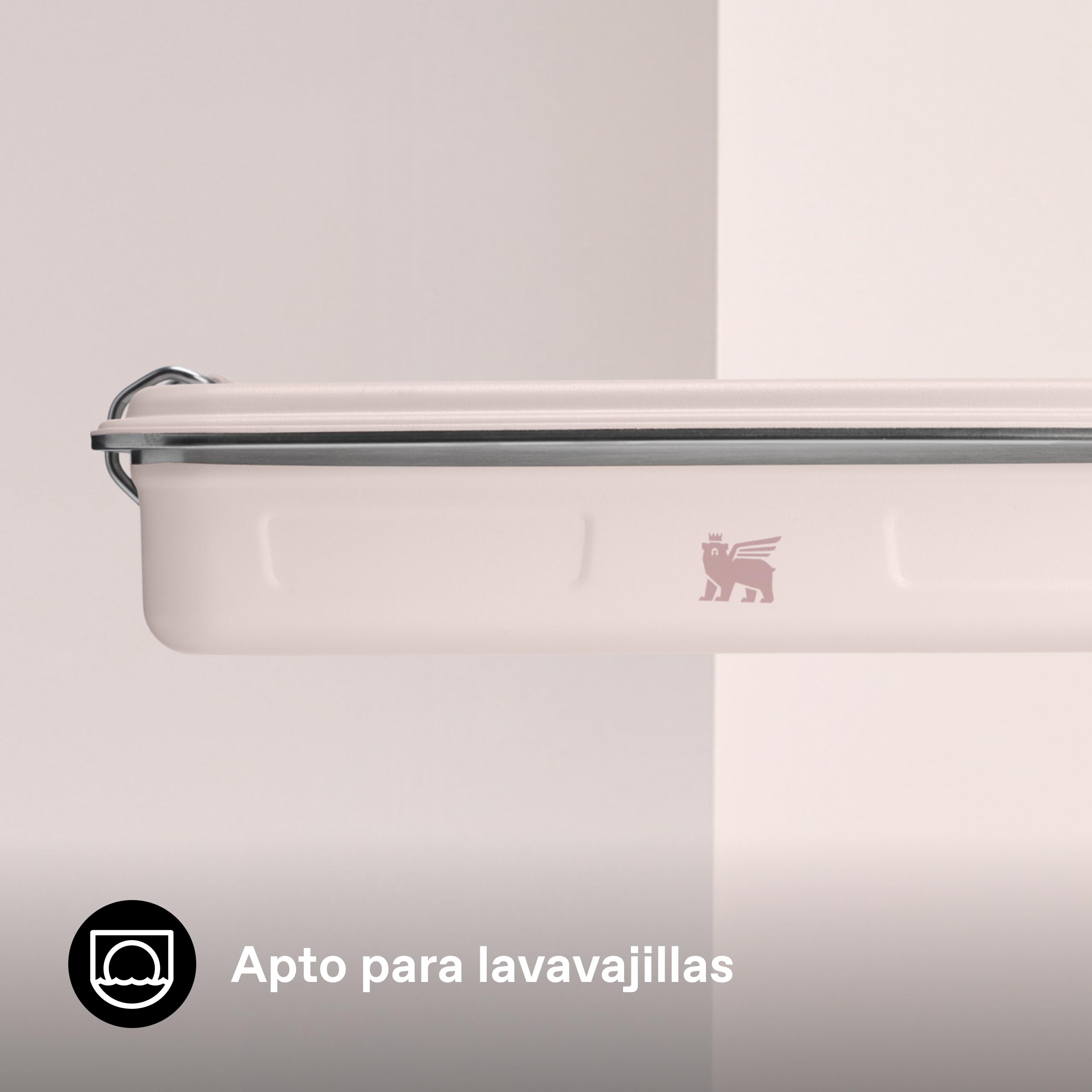 STANLEY The Useful Classic Box 1.2L - Apta Para Lavavajillas - Fiambrera de acero inoxidable - Fiambrera apilable - Sin BPA - Cierre seguro - Rose Quartz