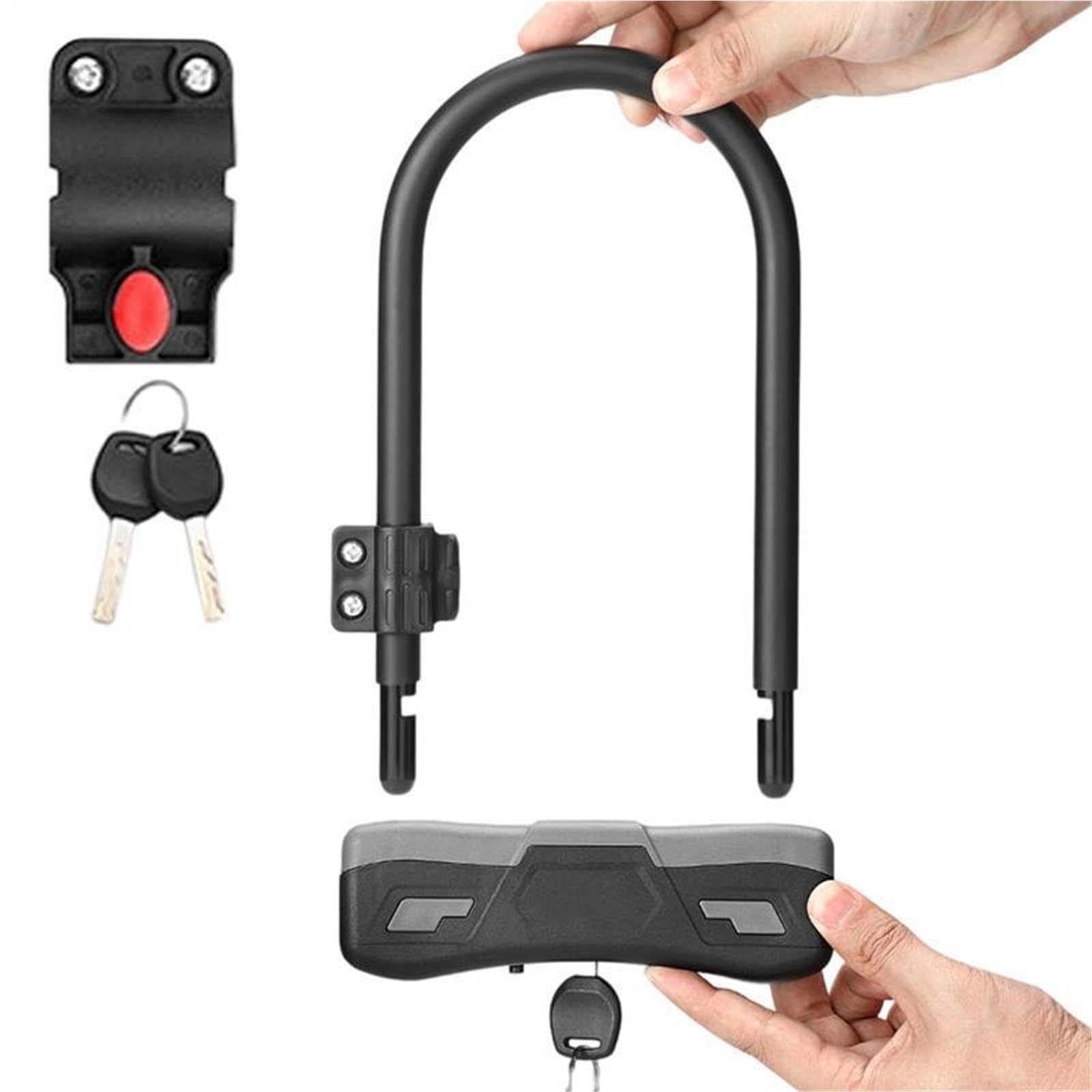 Motorcycle Handlebar Lock Motorcycle Lock U Shaped Heavy Duty Bicycles Cycling Supplies Motorbike Lock Security