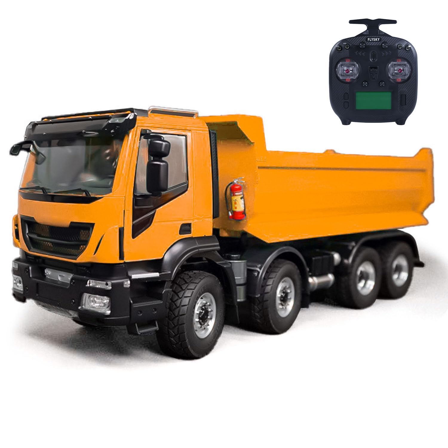 TOUCAN RC HOBBY 8X8 Hydraulic RC Tipper Cars 1 14 Metal Radio Control Dump Trucks Model 2-Speed
