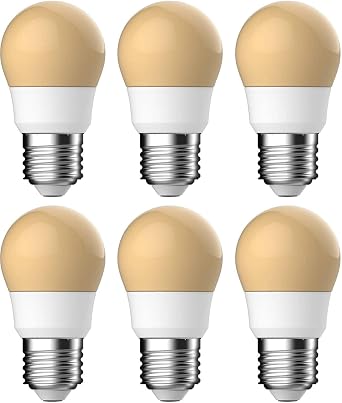 Energetic E27 Edison Screw LED Light Bulbs, 3.6W 25W Equivalent, 215 Lumens, Non-Dimmable, Warm White 2400K, Energy Saving - 6 Pack [Energy Class G]