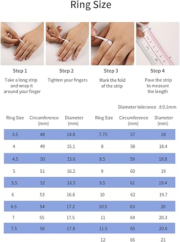 Miniatura 7 de Anillos de moissanita para mujer, anillo de compromiso de moissanita solitario de seis puntas, anillo de compromiso clásico de 1 a 3 quilates para