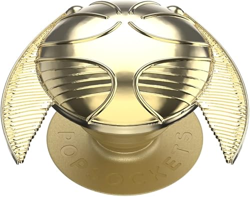 PopSockets Agarre para teléfono con soporte expandible, Harry Potter PopGrip - Golden Snitch