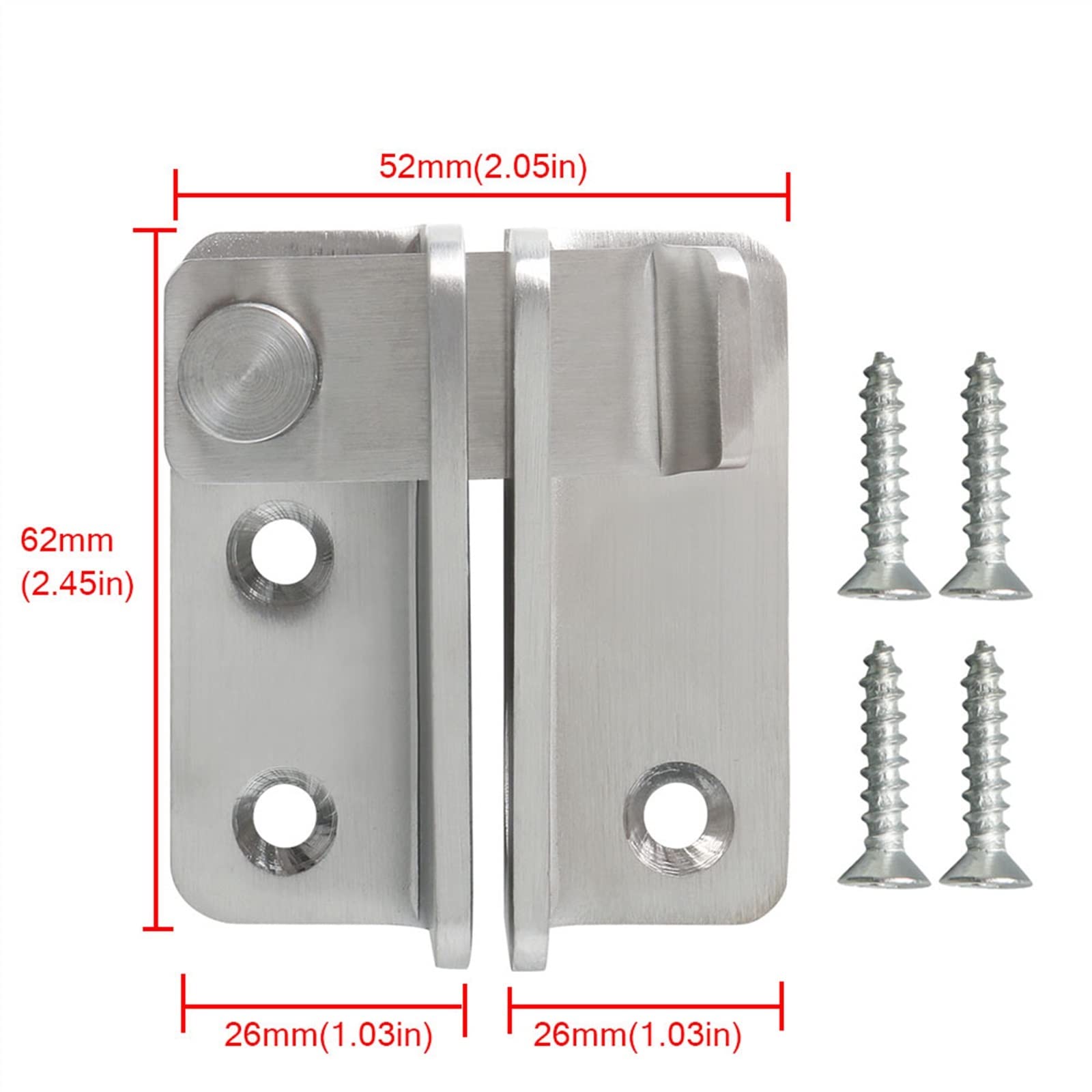 BARRA DI CADUTA Per Cancello Recinzione In Legno Chiavistello Per Porta Robusto EUR 28,58 - Foto 5