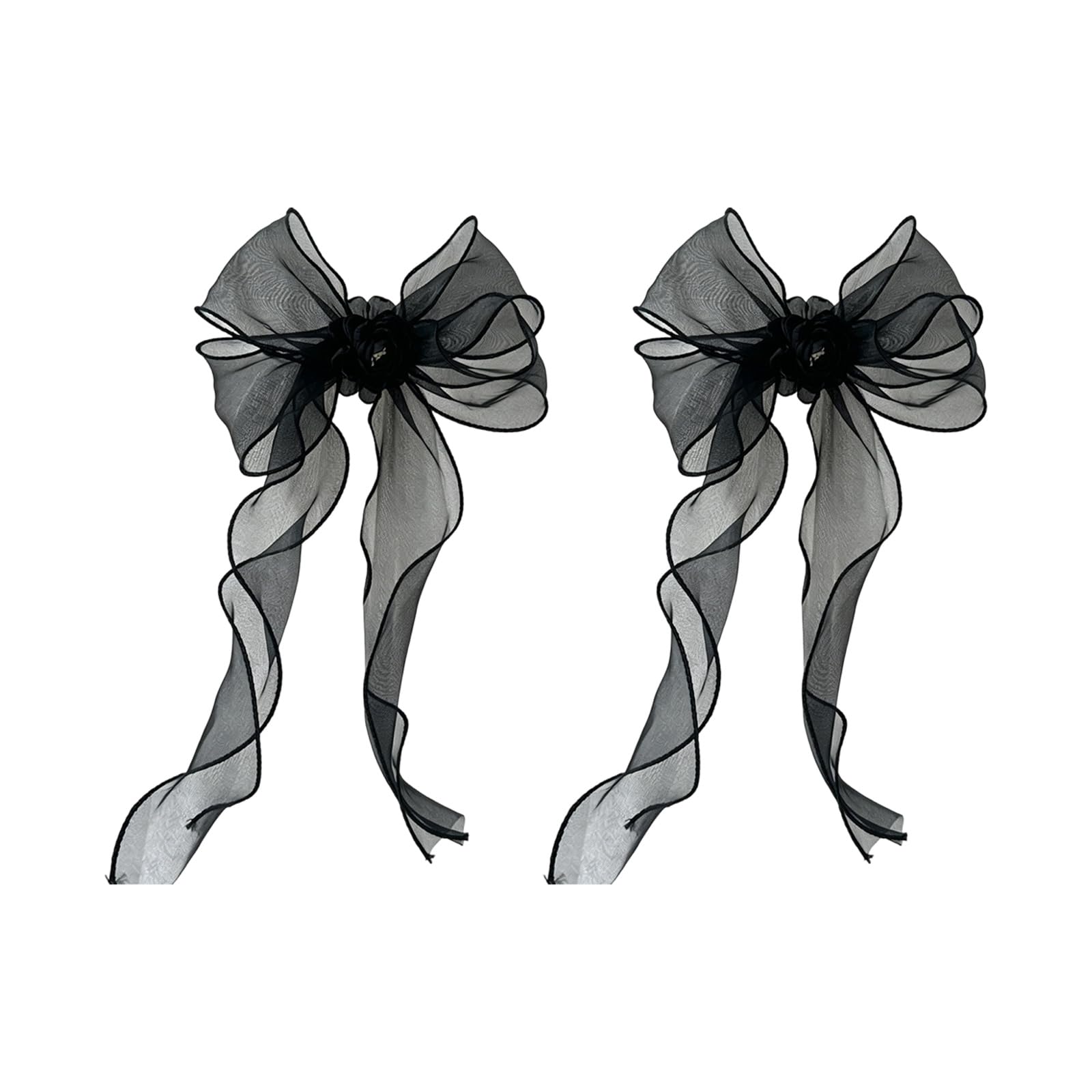 Zxfdsfdbnm Camellias Sheer Tulle Curtain Tiebacks for Home Hotel Decoration French Flower Curtain Tie Back