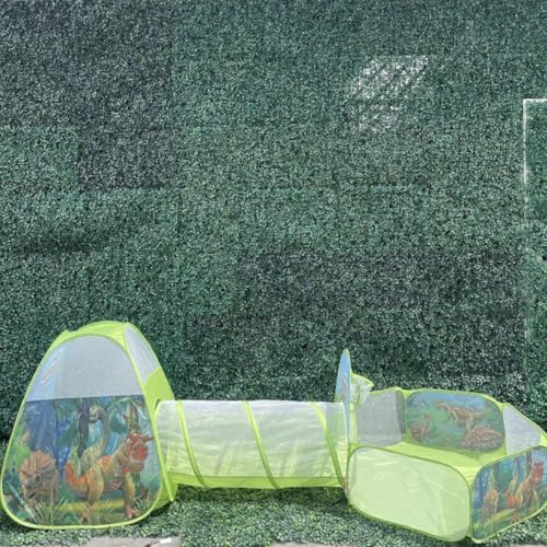 Barraca Tenda Infantil Toca Túnel 3 em 1 Dinossauro T-Rex Verde