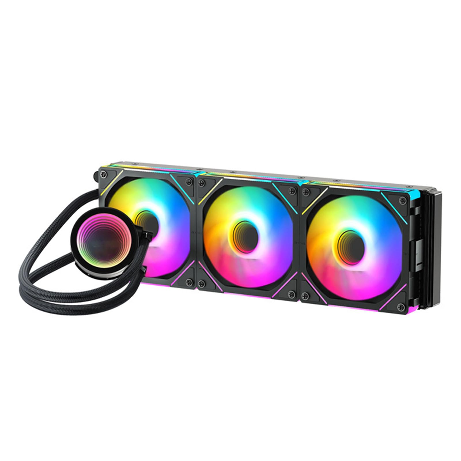 ARGB Sync Liquido Raffreddamento Ad Acqua Raffreddato Radiatore Con 2/3 120mm Ventole Efficienza CPU Computer Raffreddamento Ad Acqua NA360 240