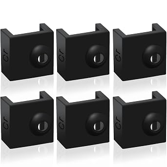3D Printer Hotend Silicone Sock, 6 PCS Heater Block Silicone Cover for Creality Ender 3/3 Pro/3 V2, Ender 5/5 Plus/ 5 Pro, CR 10 Series, MK7/ 8/9 3D Printer Hotend