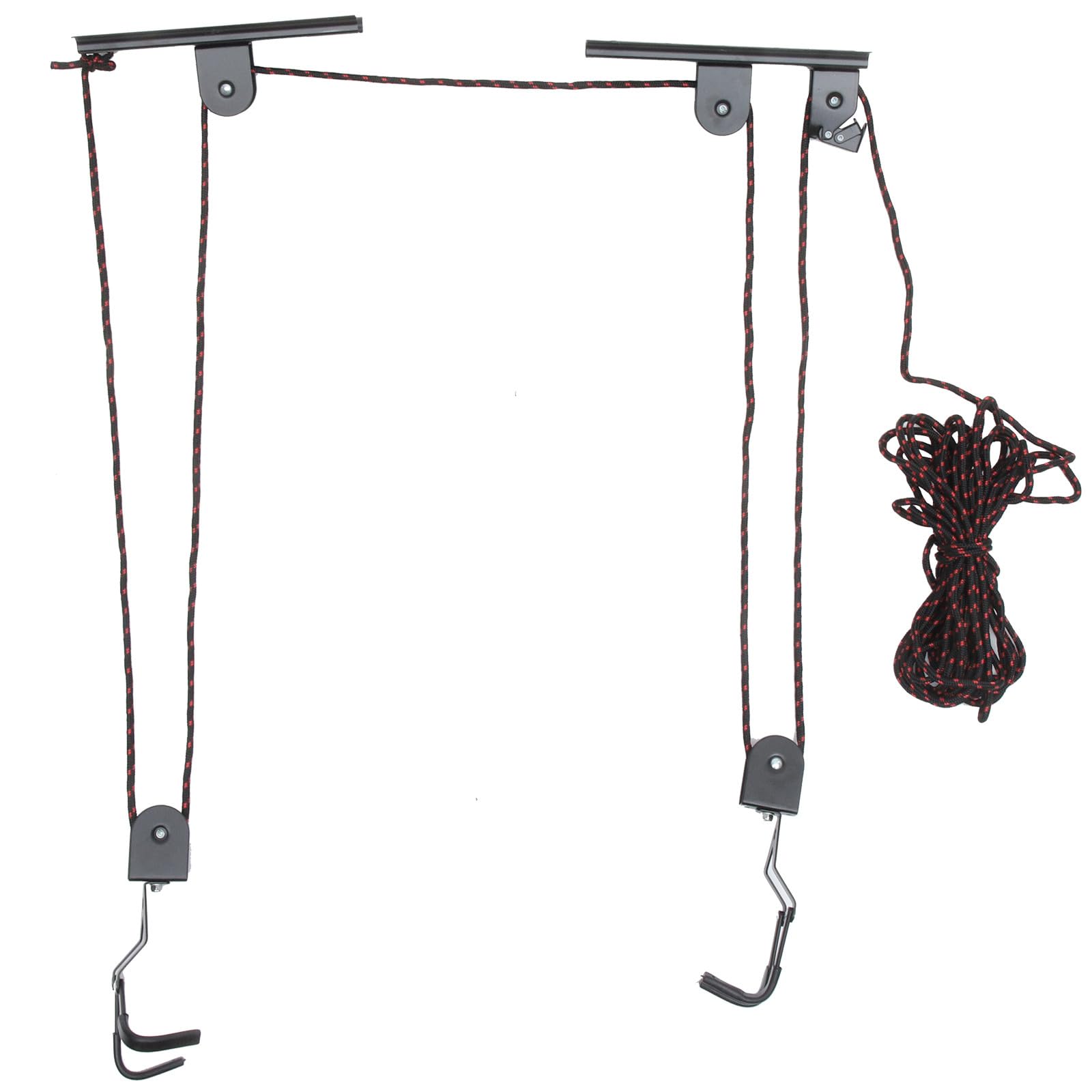 Colgador de Bicicletas de Techo y Pared de Acero Negro, Diseño Estable y Ligero, Gancho Resistente para Almacenamiento Interior en Garaje o Casa Color Aleatorio