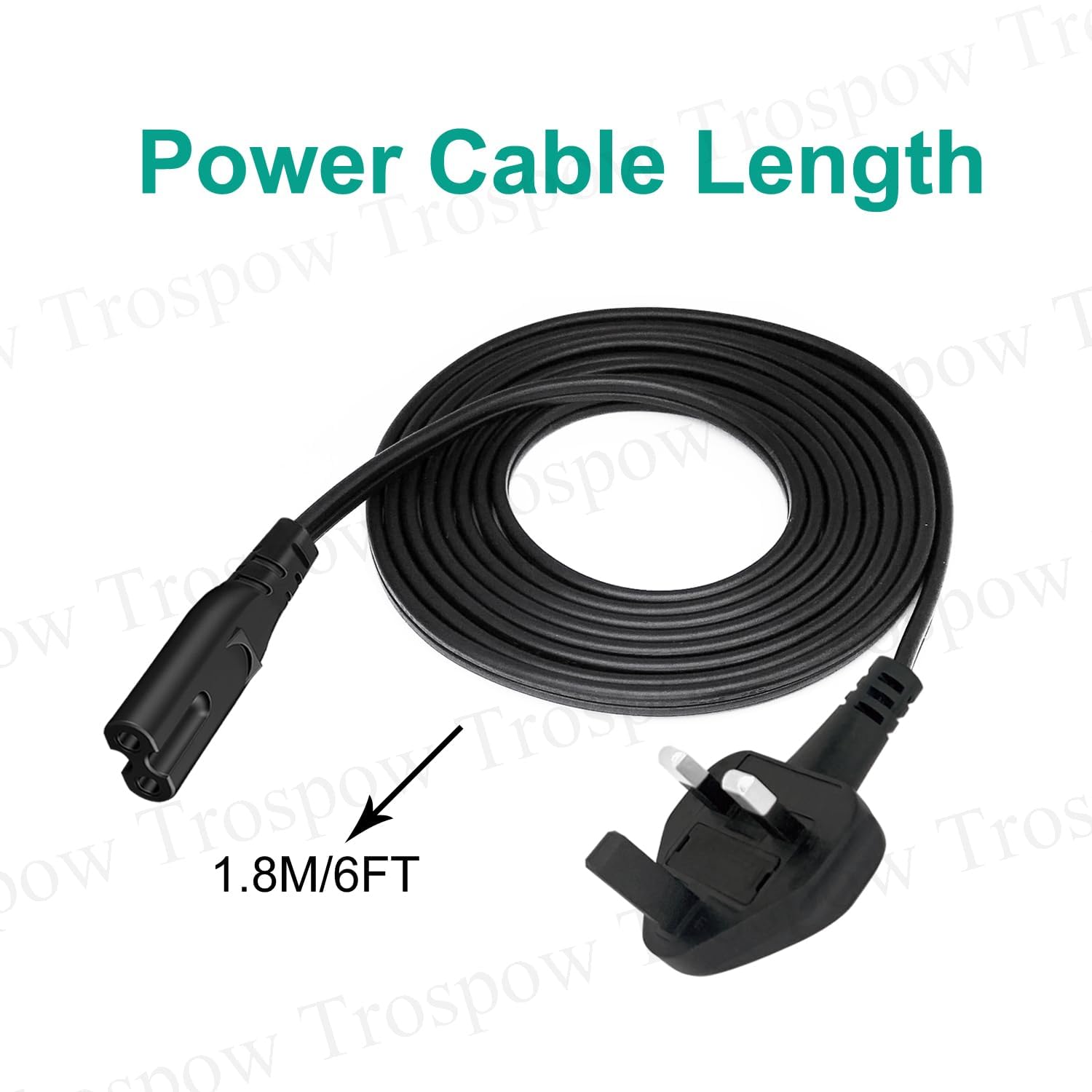 Power Plug Cord Replacement For Denon DHT-S216 Sound Bar Home 350 250