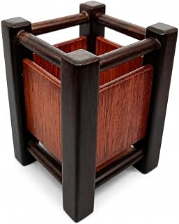 Rosewood Tea Tool Set, Crafted from Wood | Strainer Cleaner - Includes Holder - Clip - Funnel | Spoon, For Tea Tasting, style to 1