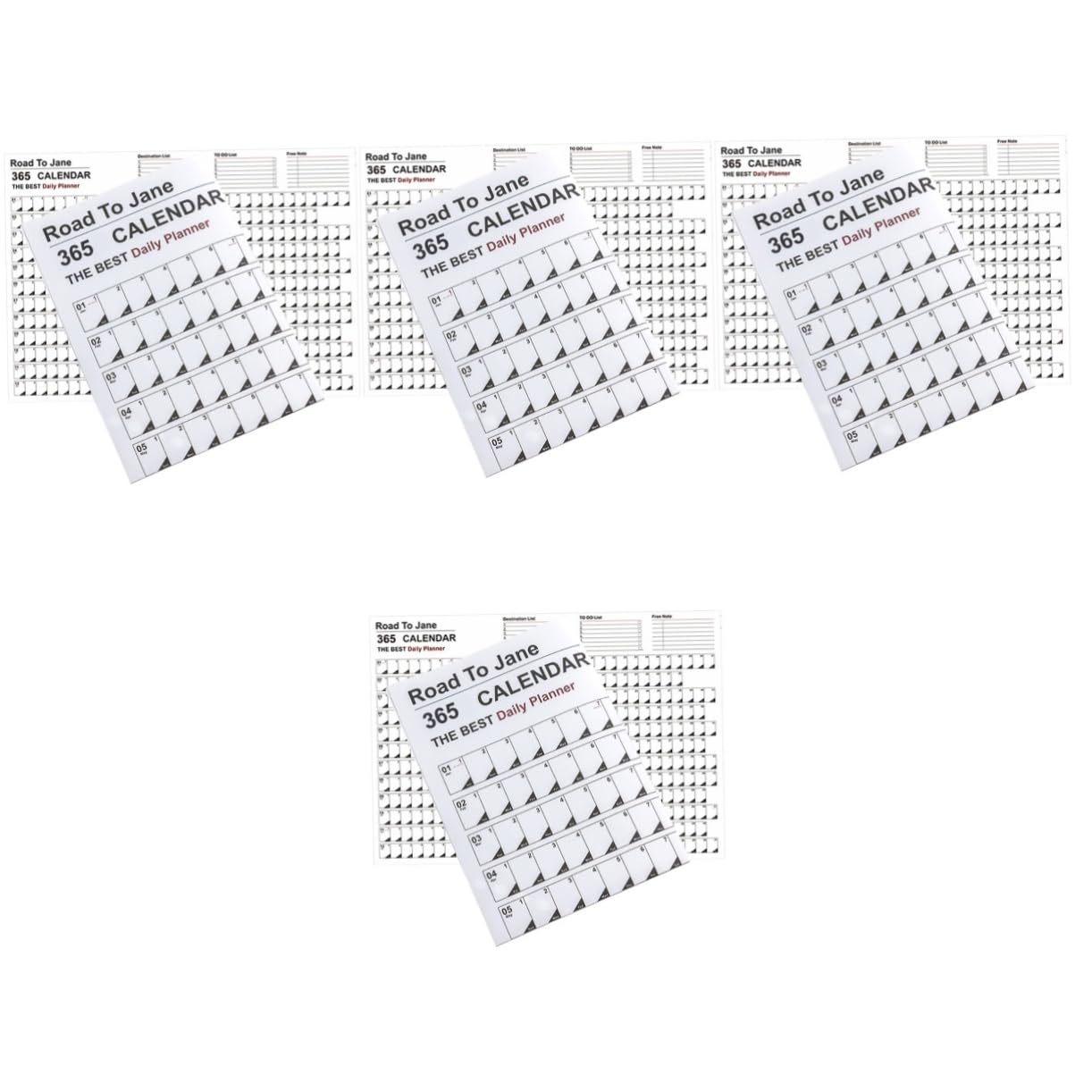 SEWACC 8stücke Wandkalender Im Minimalistischen Design Kreativer Jahresplaner Für Zuhause Büro Und Schule Papierkalender Mit Für Notizen Und Erinnerungen Übersicht