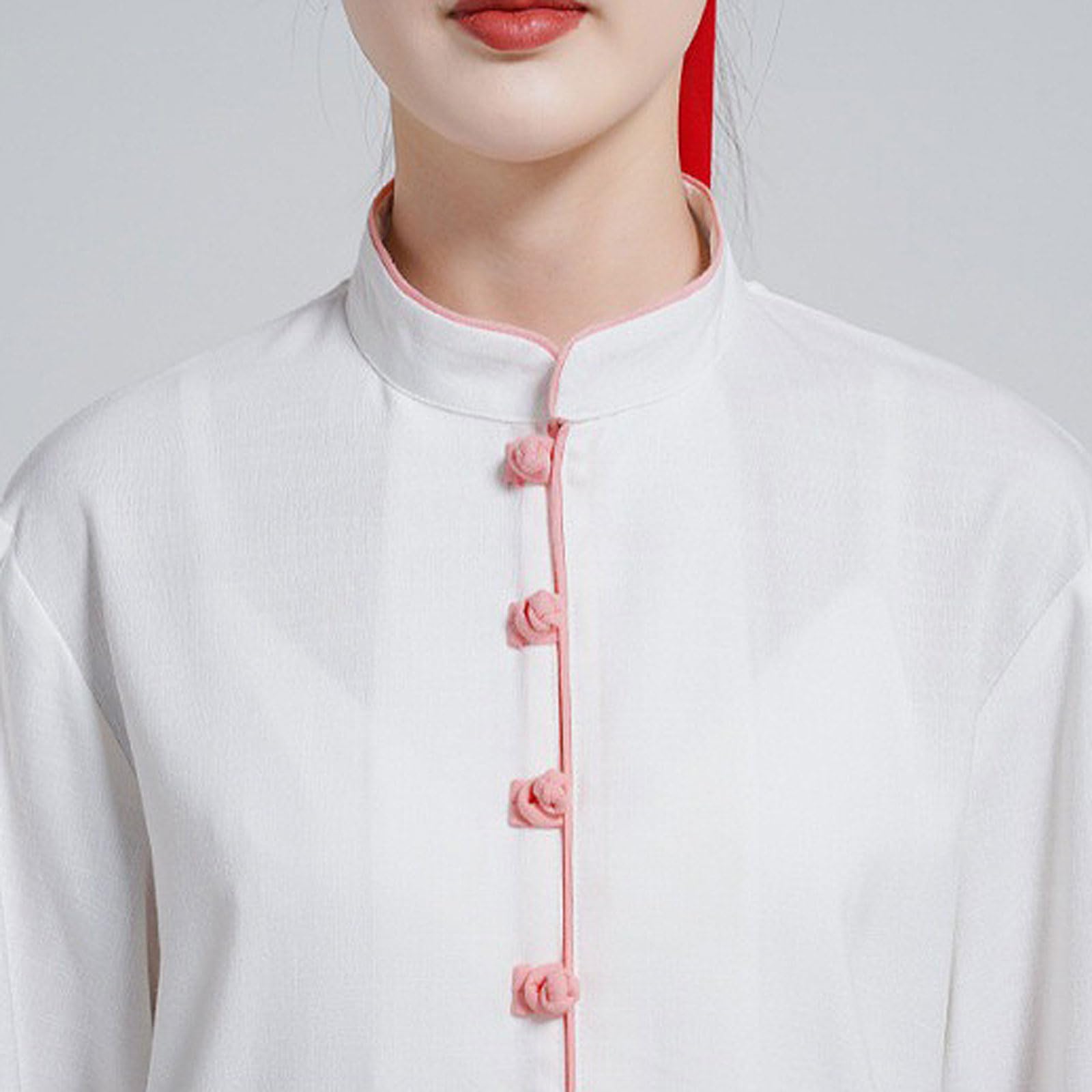 Uniforme da Tai Chi in Cotone e Lino,Uniformi Tradizionali Cinesi per Tai Chi e Wing Chun,Unisex Kung Fu e Arti Marziali Uniforme,Largo E Comodo,per Esercizi Mattutini,Tai Chi,Kung Fu