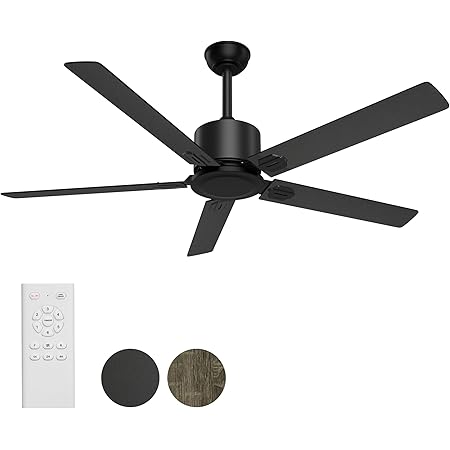 52 Inch Ceiling Fan No Light, Wood Ceiling Fans Without Lights With Re – Fan Company-Online Ceiling Fan Store - View #8