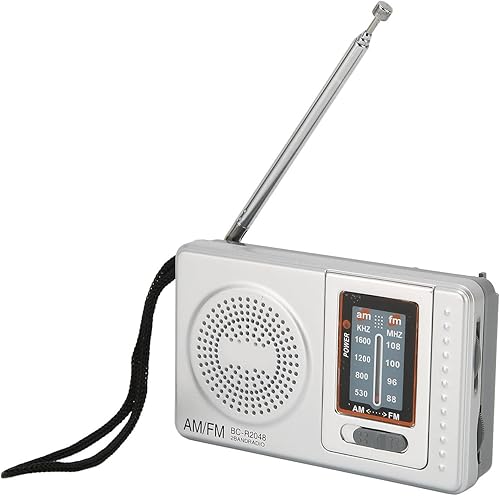 Radio transistor AM FM con altavoz integrado, radio portátil para viajes en casa, entretenimiento, trabajo, emergencia