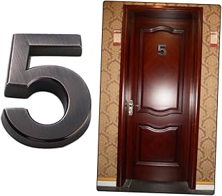 Housoutil Sticker by Numbers Metal Stickers Metal Signs Modern Mailbox Number Modern Address Number House Address Room Gate Number House Number House Number Sign The Sign Plaque Metal Door