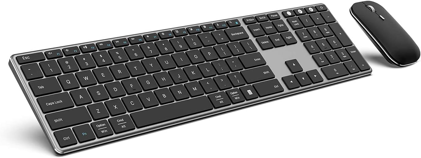 MultiDevice Bluetooth Keyboard and Mouse, Full Size Ultra