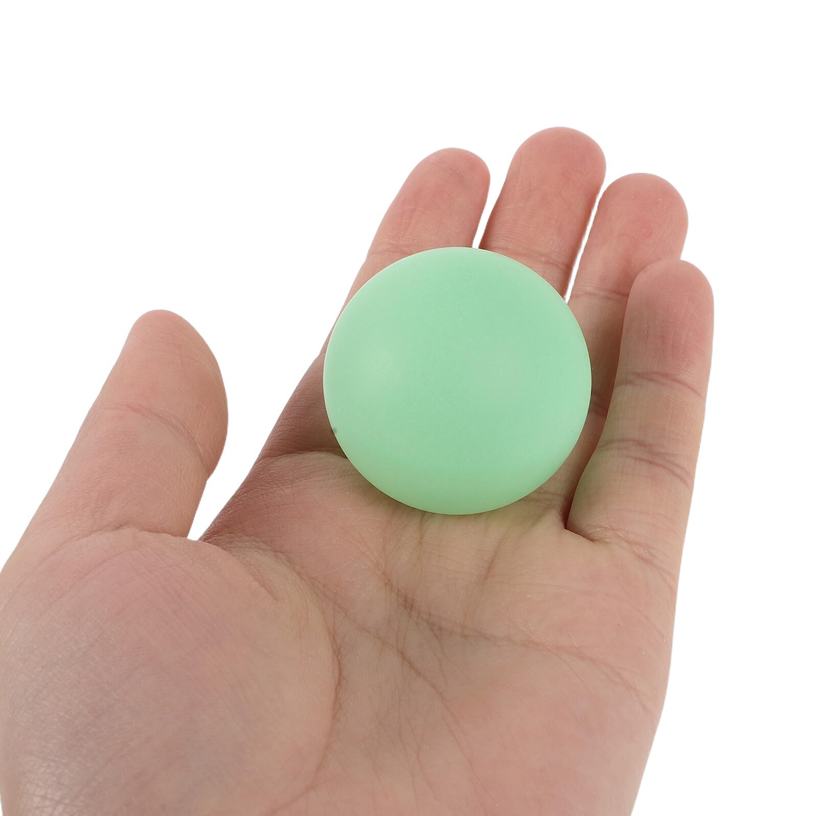 Hohopeti Balles de Ping-Pong Phosphorescentes 40mm Blanches, Lot de 20
