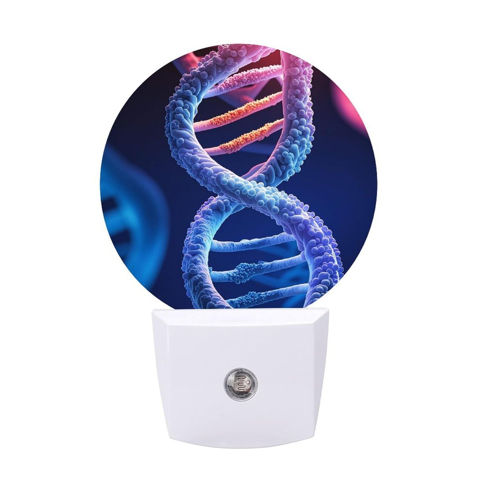DNA Genetic Helix LED Night Lights Plug Into Wall