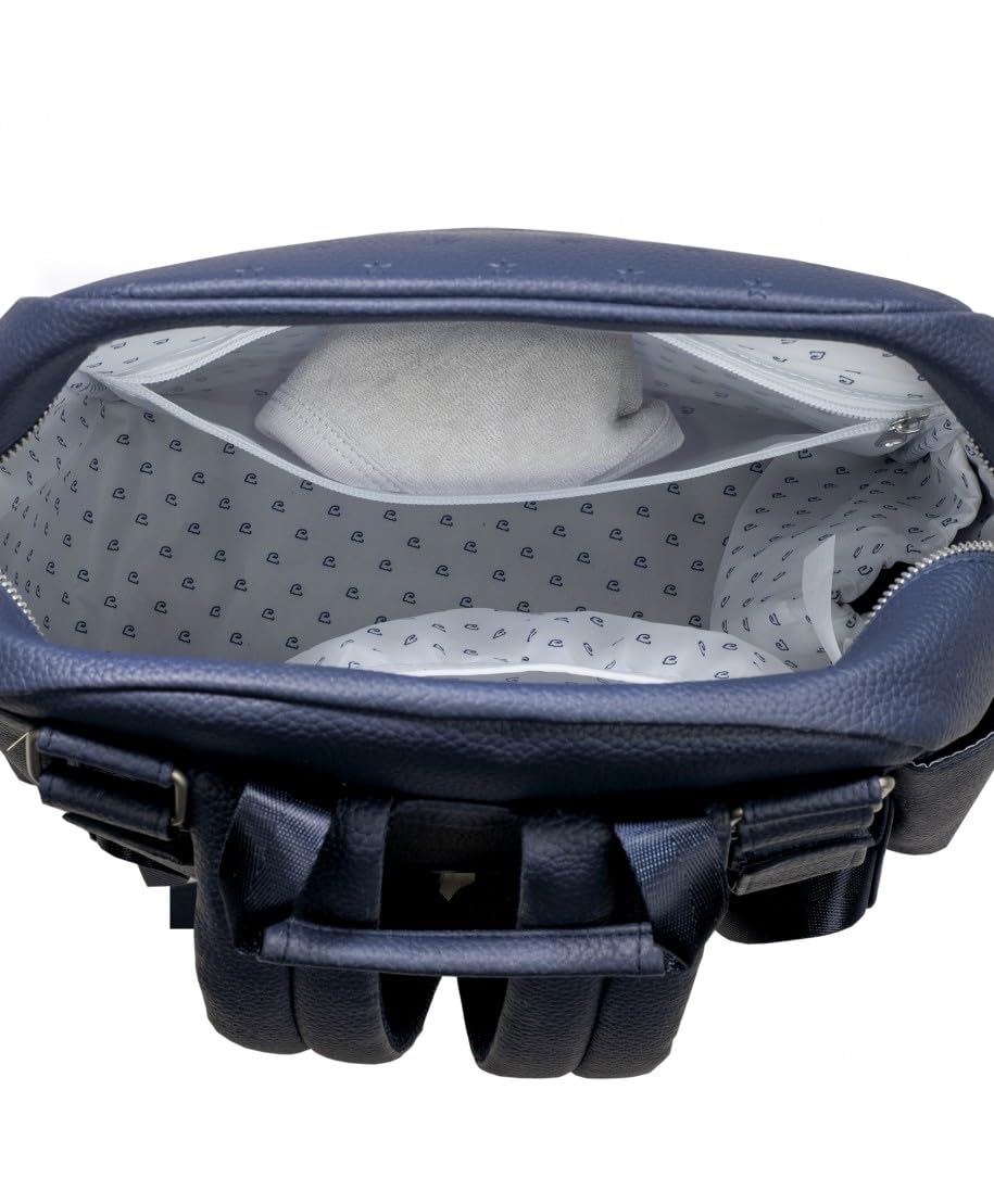 Mochila canastilla London de Pasito a Pasito (Azul marino)