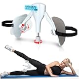 Thigh Exerciser - 0-44 lbs Adjustable Resistance Kegel Exerciser, Pelvic Floor Muscle, Postpartum Thigh Workout Equipment, Thigh Toner with 4 Straps for Home, Office, Gym Use