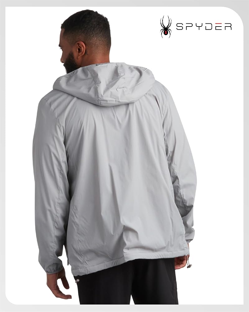 メンズウェア Mens Spyder Malbon X Spyder Rain Jacket Spyder Mens Rain Jacket - Waterproof Lightweight Hooded