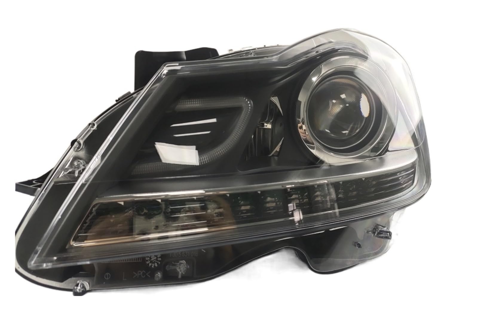 Akcesoria samochodowe lampa ksenonowa 2013-2016 kompatybilna z Mercedes Benz klasa C W204 C180 C200 reflektor oryginalny montaż reflektora automatyczne oświetlenie(Right with module)