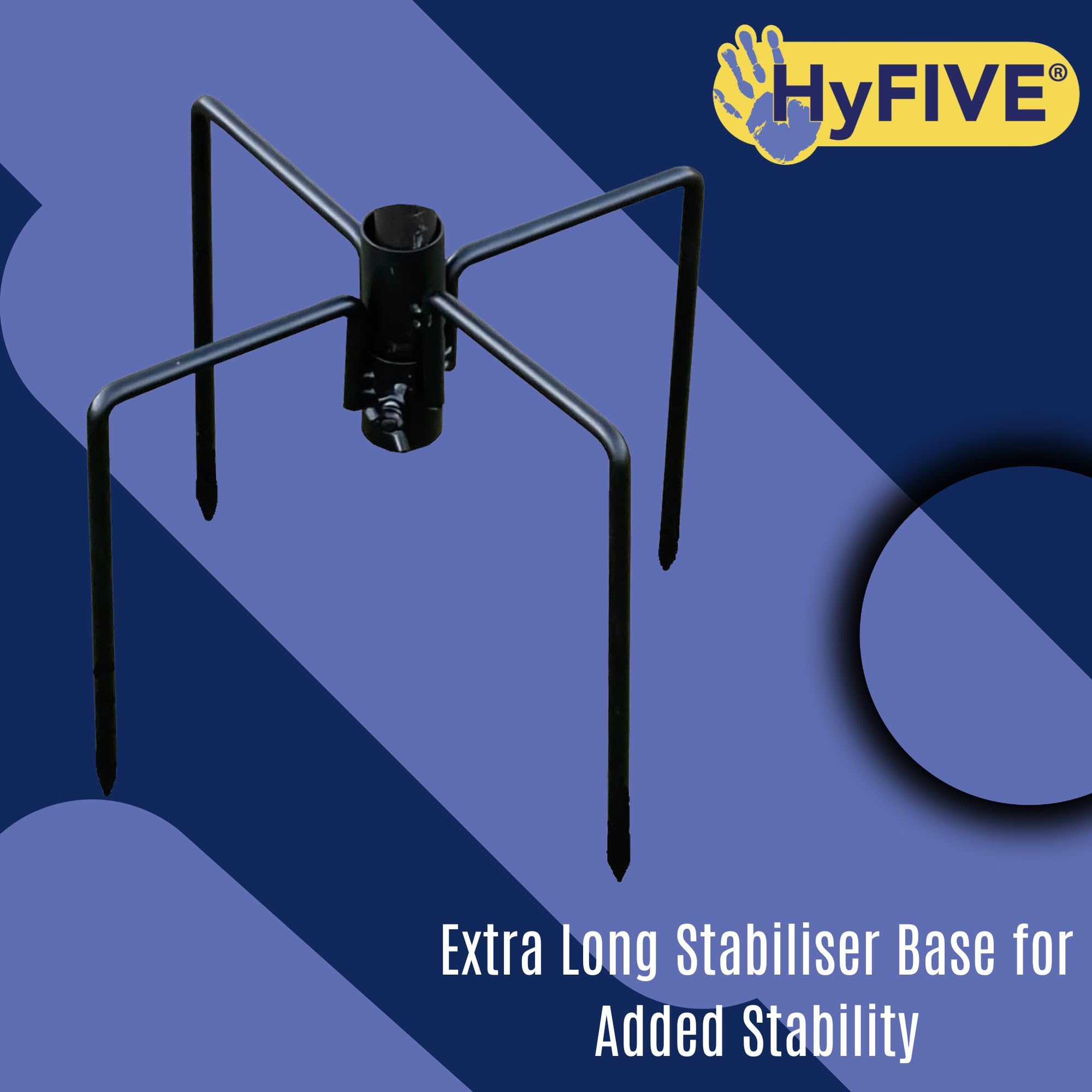 Hyfive Kit de Estación de Alimentación para Pájaros Silvestres Con Soporte Estabilizador, Comederos Colgantes, Baño de Agua, Grande, 240 cm, 4 Postes
