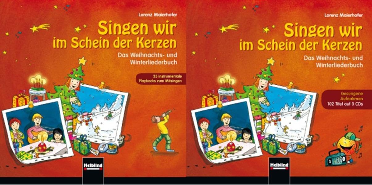 Singen wir im Schein der Kerzen. Medienpaket: 3er CD-Box mit Originalaufnahmen und 1 CD mit Playbacks