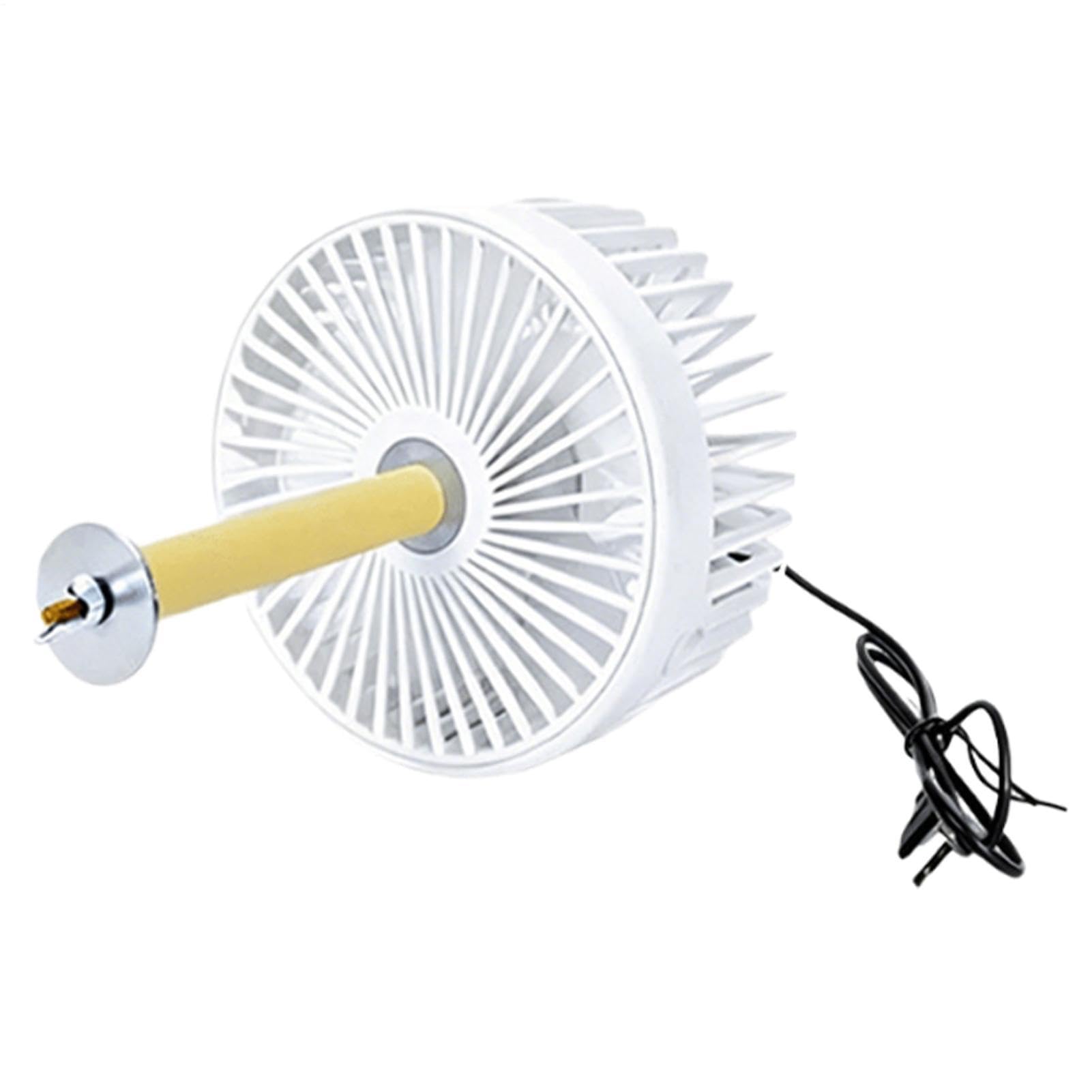 Ventilador de refrigeración para mascotas, con ajustes Du Al-Speed, 13 cm, ventilador de jaula de pájaros, ventilador portátil Cäg E, diseño de abrazadera universal, para gatos, pájaros