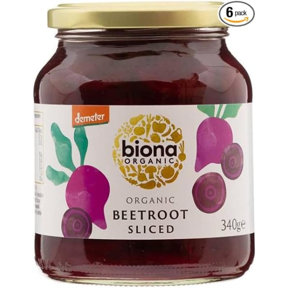 Biona Organic Beetroot Slices 340g (Pack of 6)