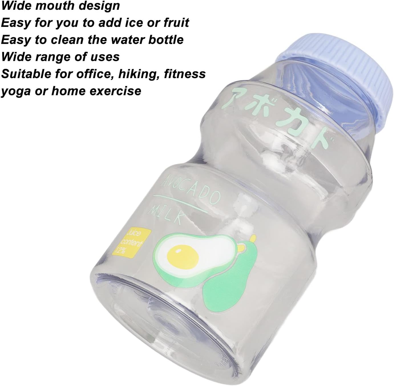 soobu Water Bottle, Cute BPA Free Bottle 16oz/500ml for Office for Girl for Yoga for Working for Adult - Image 5