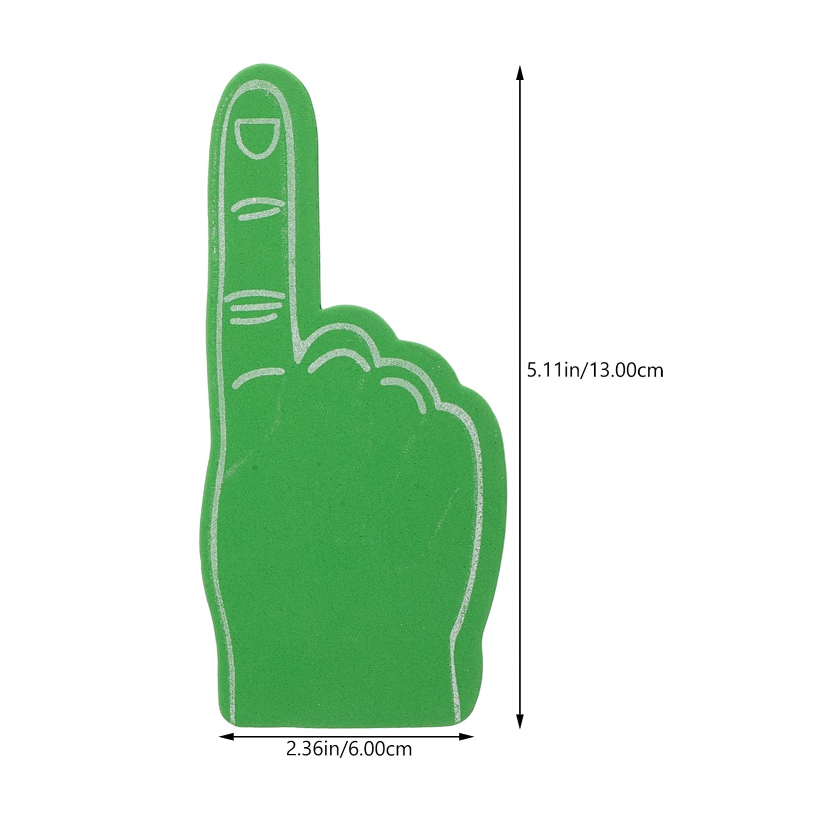 12pcs Foam Fingers Cheerleading Props - for Sports Teams, Events, and Parties - Vibrant Noise Makers for Fan Support