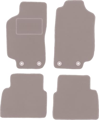 Alfombrillas de Terciopelo Beige para Coche, diseñadas para: Saab 9-5 I Y3SE (19