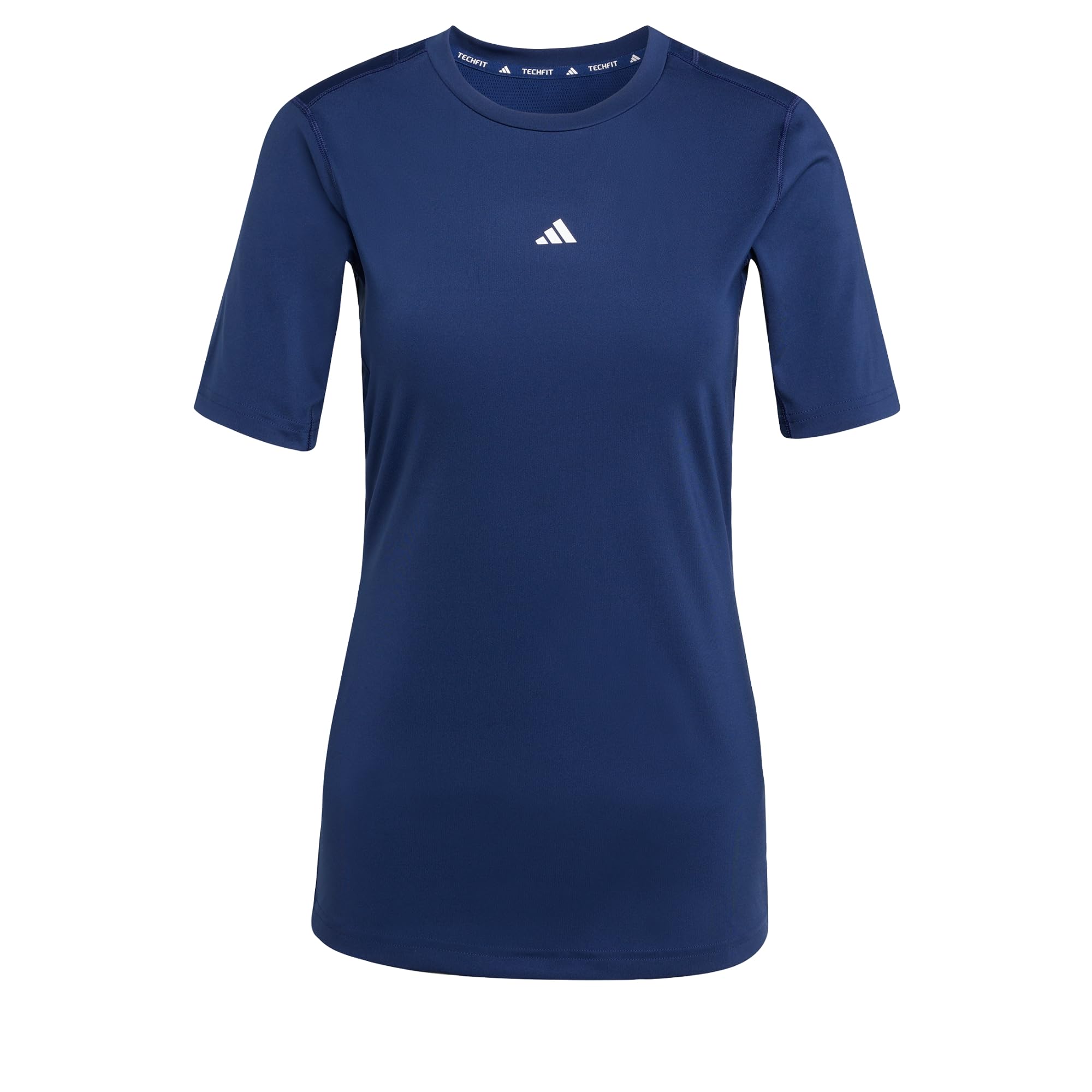 adidas Women's Techfit Training Shirt, Dark Blue, XL
