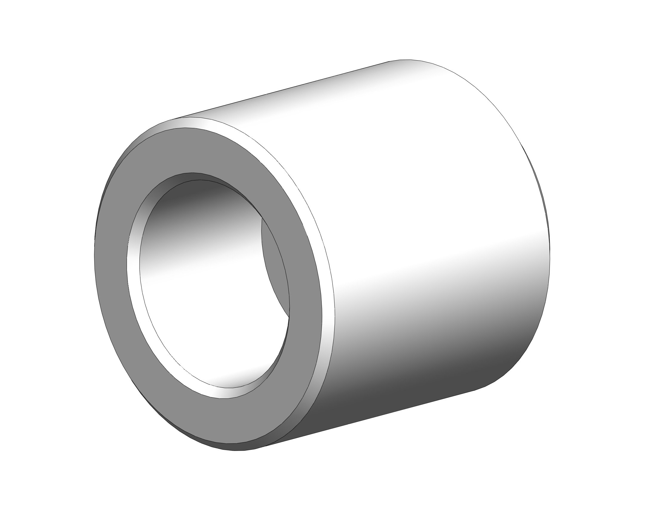 Fairlane CSRP-755-C Stainless Steel Rest Pad – C'Bore – 3/4 Dia x ½