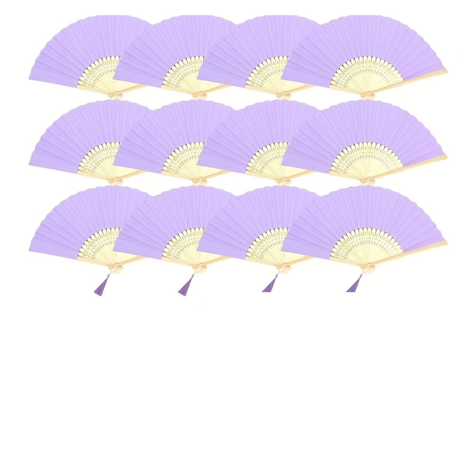 30 Stück violette Faltfächer-Quasten for Damen – Hochzeit/Braut/Party, kleines Geschenk, Hochzeitsgeschenke for Gäste Für Haushalt Wohnen