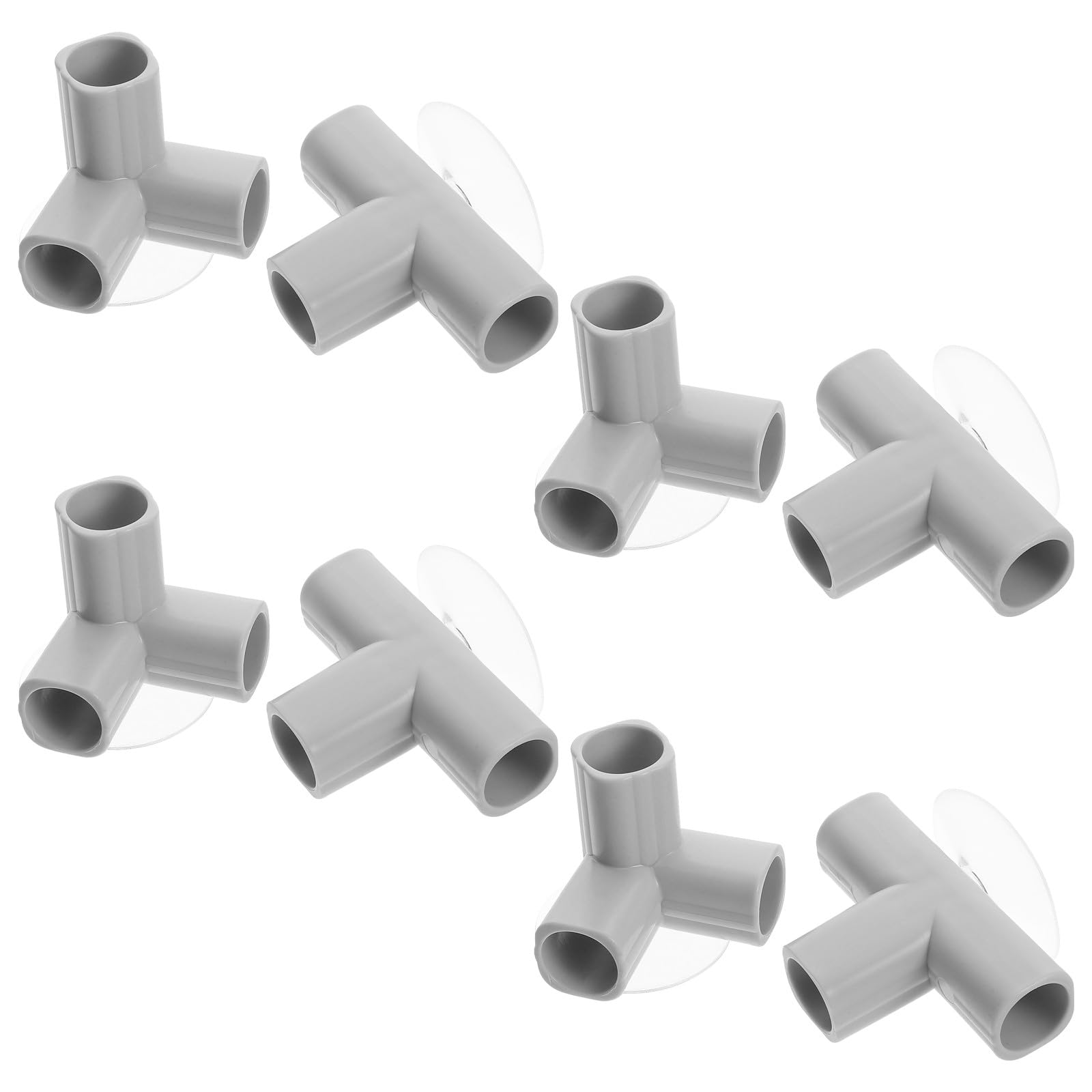 Accesorios para Parque Infantil 8 Piezas Conector Plástico en T y Triangular Ventosa, Juntas de Vallas de Juegos Infantiles, Repuestos para Cercado Interior Seguro y Flexible