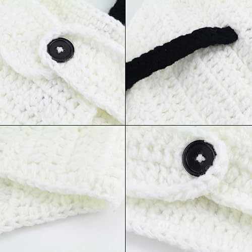 Miniatura 9 de Trajes de ganchillo para bebé accesorios de fotografía para recién nacidos conjuntos de disfraces de bebé hecho a mano disfraces para recién nacidos