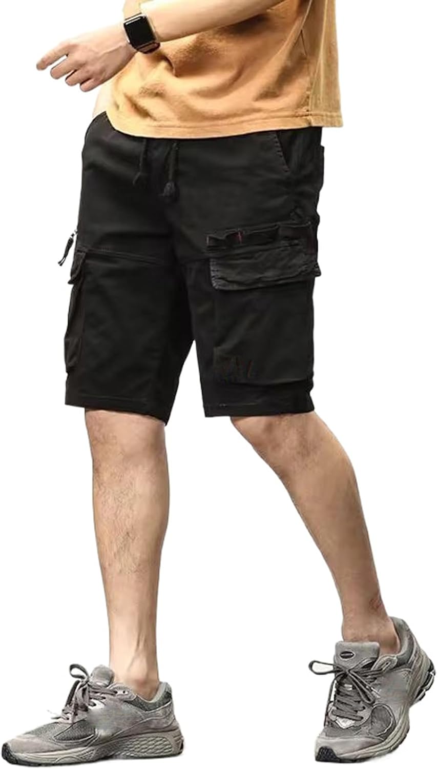 Summer Men Cargo Tactical Short Pants Multi Pocket Shorts Men Casual Jogger Outdoor Pants