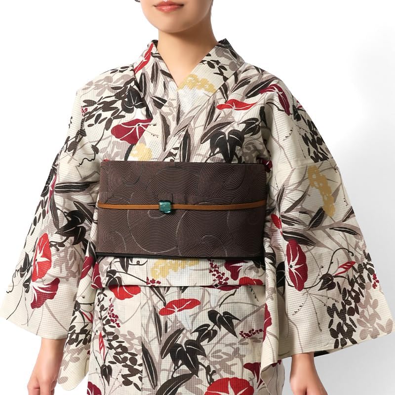 古布縮緬 六号 人形の着物 梅菊花 103102 古布縮緬 人形の着物 梅菊花