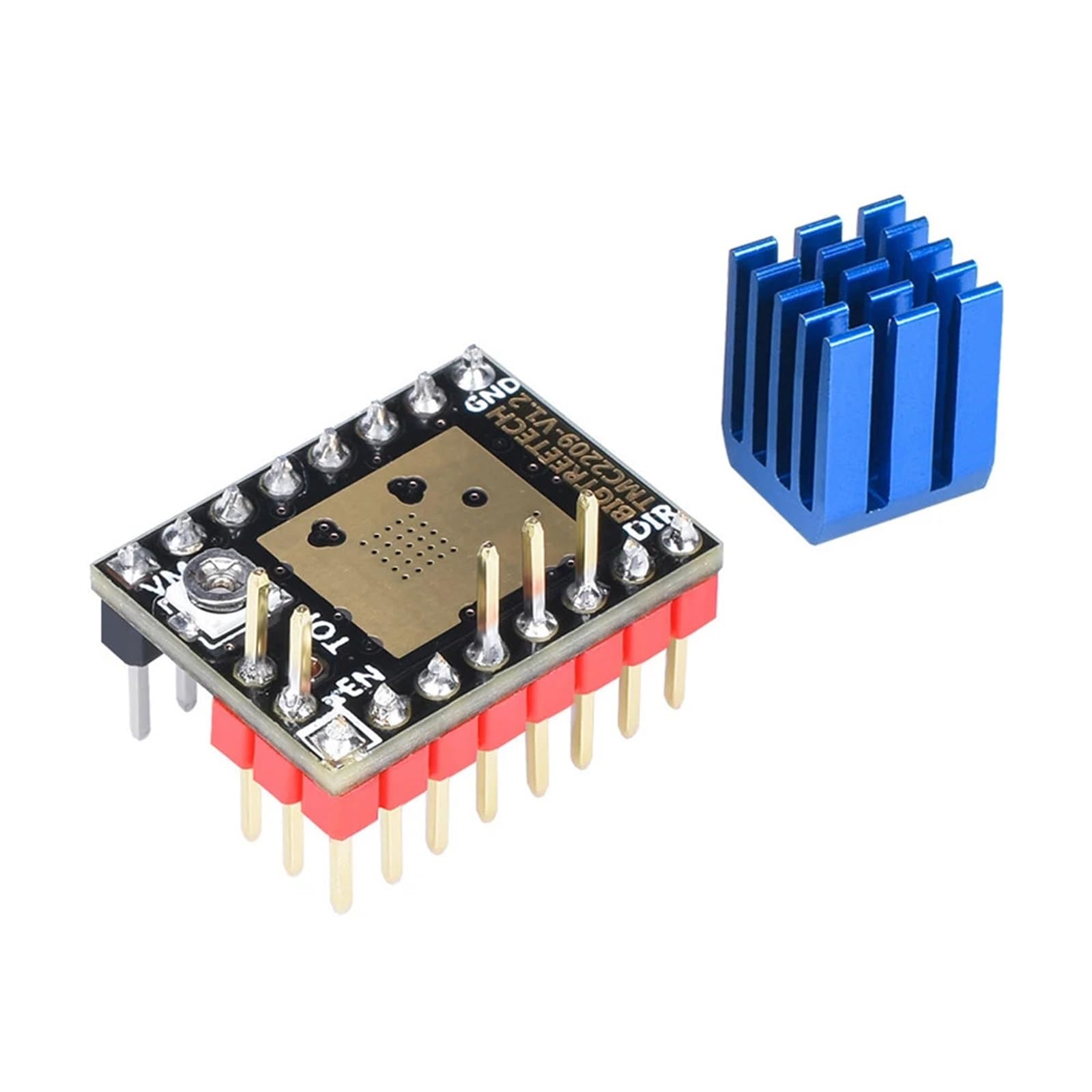 EKFBQBGW TMC2209 V1.2 Stepper electronic starter Driver 4.75-28V 2A 3D Printer Parts for BTT SKR V1.4 SKR E3 SKR 2 Ender3 V2 Voron 2.4