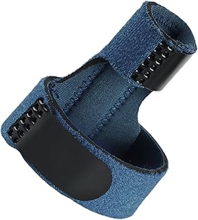 ADOCARN Alça De Dedo Suporte Retentor Estabilizador De Pulso Aparelho De Pulso Talas De Polegar Tala De Extensão Tala De Malho Sbr Dedo Azul Corretor Reto Ajustável Manga De Dedo Protetor