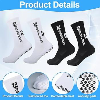 Chaussettes Antidérapantes Decathlon Pack De Chaussettes Antidérapantes CALSOVO - Pour Sport/yoga/danse (Taille Unique) Chaussette Foot Homme