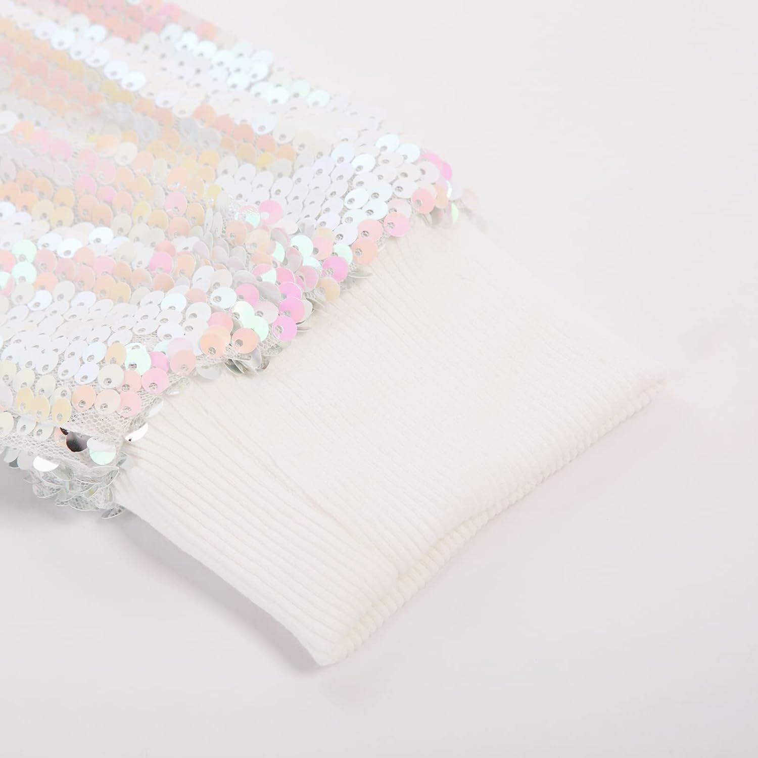 KANCY KOLE Womens Sequin Jacket with Pockets Casual Long Sleeve Front Zip Party Bomber Blazer S-2XL - Image 6