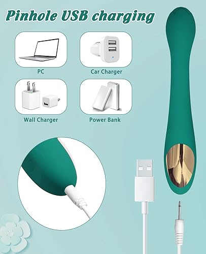 Miniatura 7 de Alovegarden Potente vibrador de rosa para el punto G del clítoris, estimulador de clítoris impermeable con 10 modos de vibración, juguete sexual más